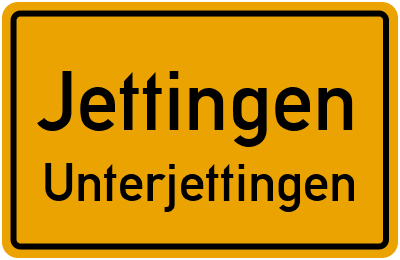 Straßenverzeichnis Jettingen Unterjettingen