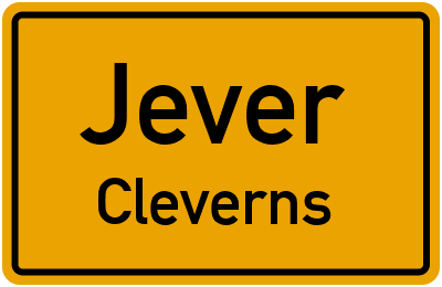 Straßenverzeichnis Jever Cleverns