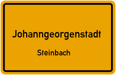 Straßenverzeichnis Johanngeorgenstadt Steinbach