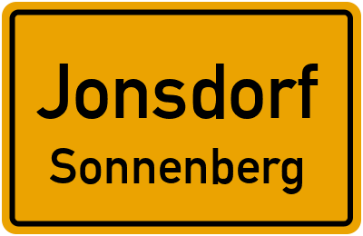 Straßenverzeichnis Jonsdorf Sonnenberg