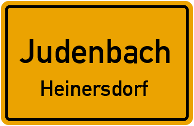 Straßenverzeichnis Judenbach Heinersdorf