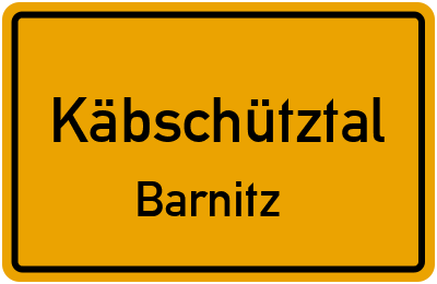 Straßenverzeichnis Käbschütztal Barnitz