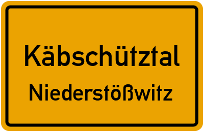 Straßenverzeichnis Käbschütztal Niederstößwitz