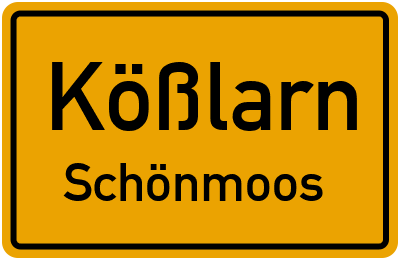 Straßenverzeichnis Kößlarn Schönmoos