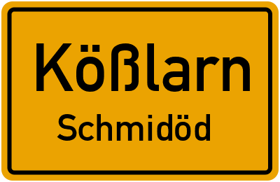 Straßenverzeichnis Kößlarn Schmidöd