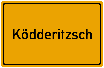 Ködderitzsch in Thüringen