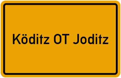 Branchenbuch Köditz OT Joditz, Bayern