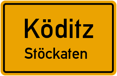 Straßenverzeichnis Köditz Stöckaten