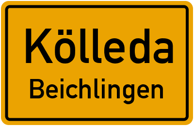 Straßenverzeichnis Kölleda Beichlingen