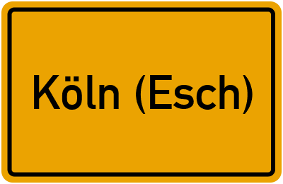 Branchenbuch Köln (Esch), Nordrhein-Westfalen