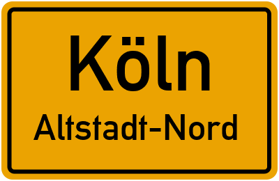 Straßenverzeichnis Köln Altstadt-Nord