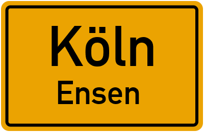 Straßenverzeichnis Köln Ensen