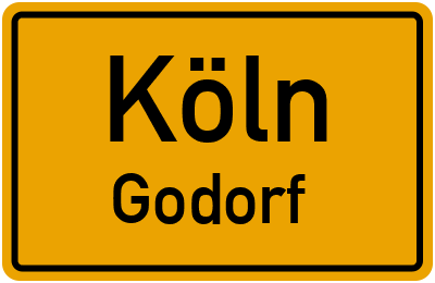 Ortsschild Köln Godorf