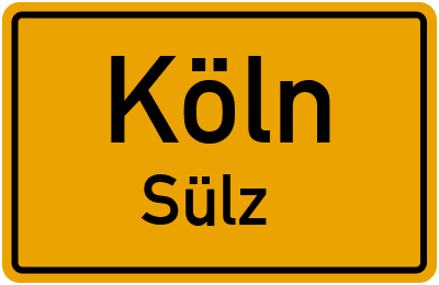 Straßenverzeichnis Köln Sülz