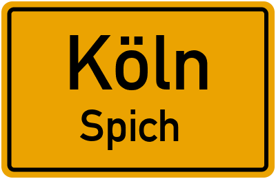 Straßenverzeichnis Köln Spich