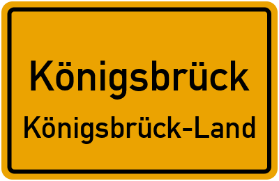 Straßenverzeichnis Königsbrück Königsbrück-Land