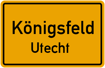 Straßenverzeichnis Königsfeld Utecht