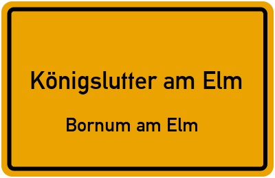 Straßenverzeichnis Königslutter am Elm Bornum am Elm