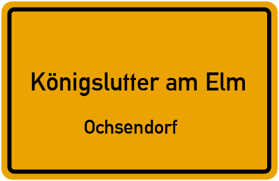 Straßenverzeichnis Königslutter am Elm Ochsendorf