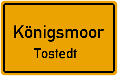 Straßenverzeichnis Königsmoor Tostedt