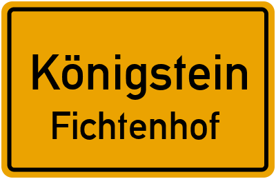 Straßenverzeichnis Königstein Fichtenhof