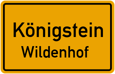 Straßenverzeichnis Königstein Wildenhof