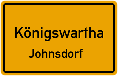 Straßenverzeichnis Königswartha Johnsdorf