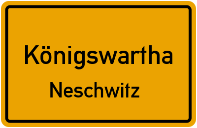 Straßenverzeichnis Königswartha Neschwitz