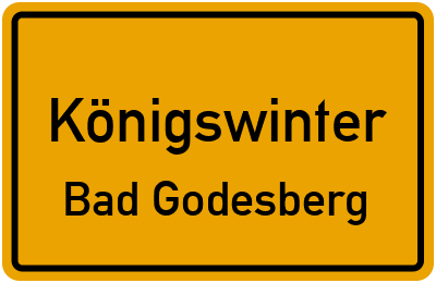 Straßenverzeichnis Königswinter Bad Godesberg
