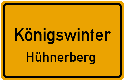 Straßenverzeichnis Königswinter Hühnerberg