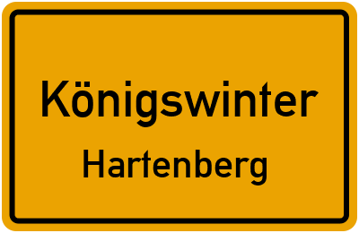 Straßenverzeichnis Königswinter Hartenberg