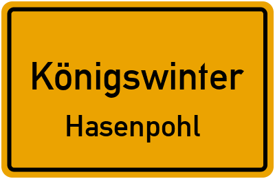 Straßenverzeichnis Königswinter Hasenpohl