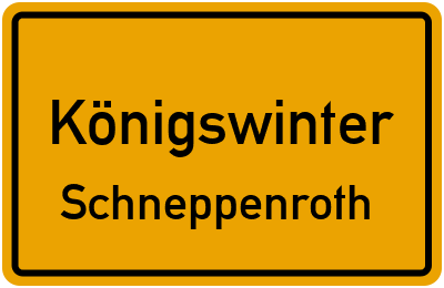 Straßenverzeichnis Königswinter Schneppenroth