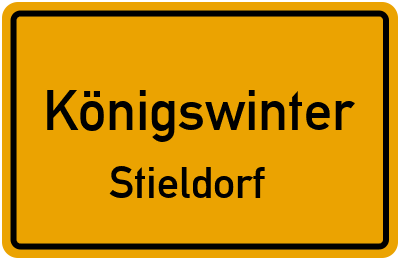 Ortsschild Königswinter Stieldorf