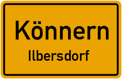 Straßenverzeichnis Könnern Ilbersdorf