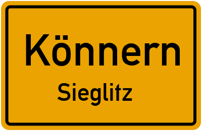 Straßenverzeichnis Könnern Sieglitz