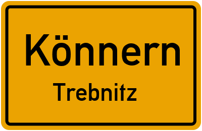 Straßenverzeichnis Könnern Trebnitz