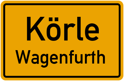 Straßenverzeichnis Körle Wagenfurth