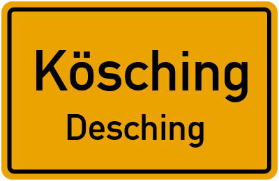Straßenverzeichnis Kösching Desching
