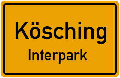 Straßenverzeichnis Kösching Interpark
