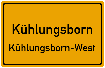 Straßenverzeichnis Kühlungsborn Kühlungsborn-West