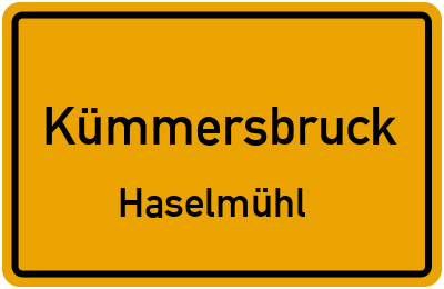 Straßenverzeichnis Kümmersbruck Haselmühl