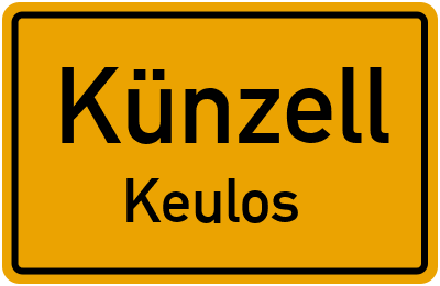 Straßenverzeichnis Künzell Keulos