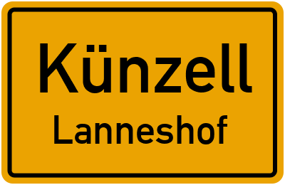 Straßenverzeichnis Künzell Lanneshof