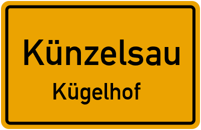Straßenverzeichnis Künzelsau Kügelhof