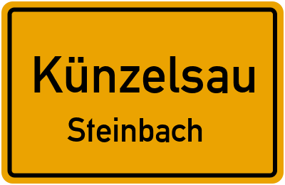 Straßenverzeichnis Künzelsau Steinbach