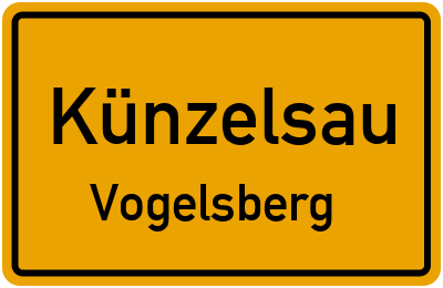Straßenverzeichnis Künzelsau Vogelsberg