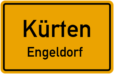 Ortsschild Kürten Engeldorf