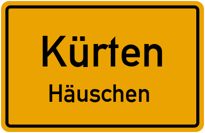 Straßenverzeichnis Kürten Häuschen