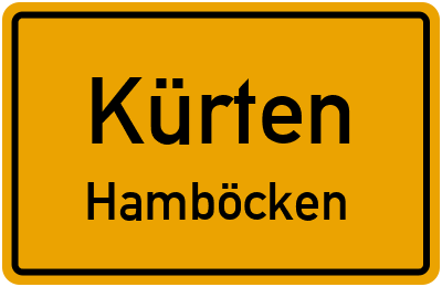 Straßenverzeichnis Kürten Hamböcken